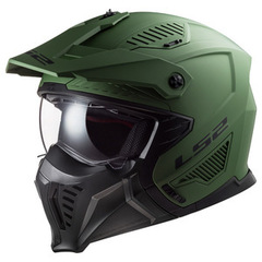 LS2 Мотошлем OF606 DRIFTER Solid Матовый зеленый