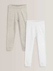 Легинсы с термо-эффектом для мальчика Next 612-560, 2 шт., Белый, Бежевый
