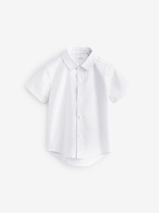 Рубашка с коротким рукавом для мальчика Next E32-648, Белый