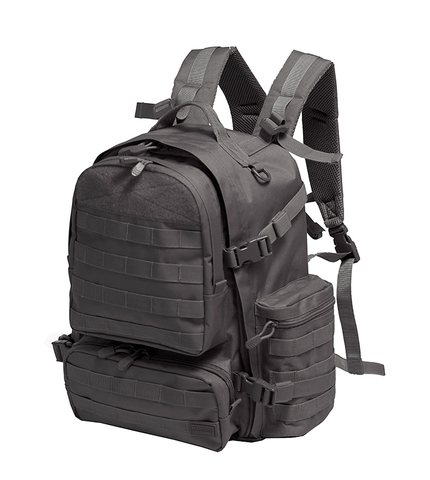 Рюкзак штурмовой Gongtex 37 л Черный Cordura