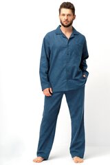 Пижама мужская со штанами KEY MNS 815 | Синий