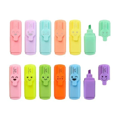 
          Маркер текстовыделитель Basir, серия "Астронавты", 6 см, разноцветные, набор 6 шт, ассорти