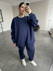 Костюм утепленный темно-синий