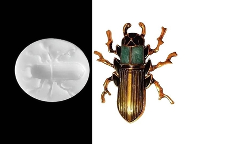 Силиконовый молд Жук № 2