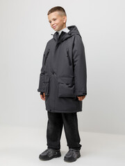 пальто  для мальчика  ВК 36112/1 ГР