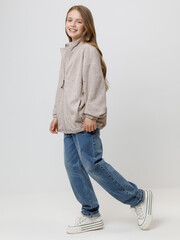 куртка  для девочки  ФЛ 34029/н/1 ГР