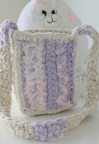 Сумка вязаная кроссбоди