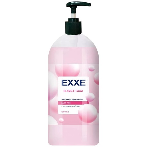 EXXE Жидкое крем-мыло «Бабл гам» смягчающее 1л