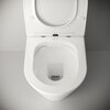 Ceramica Nova Highlight CN1802 Напольный пристенный унитаз с бачком с ультра тонким сидением с функцией плавного закрытия, цвет: белый