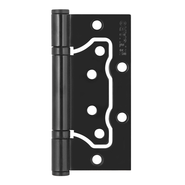 Петля накладная Фуаро IN4500W BL (500-2BB 100x2,5), цвет черный матовый (гарантия - 12 месяцев)