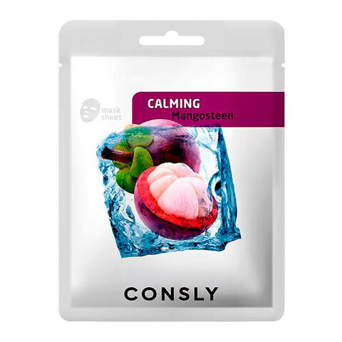 Consly Mangosteen Calming Mask Pack - Маска тканевая с экстрактом мангостина
