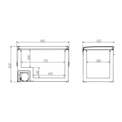 Компрессорный автохолодильник Alpicool BD135 (12/24V, 135л)