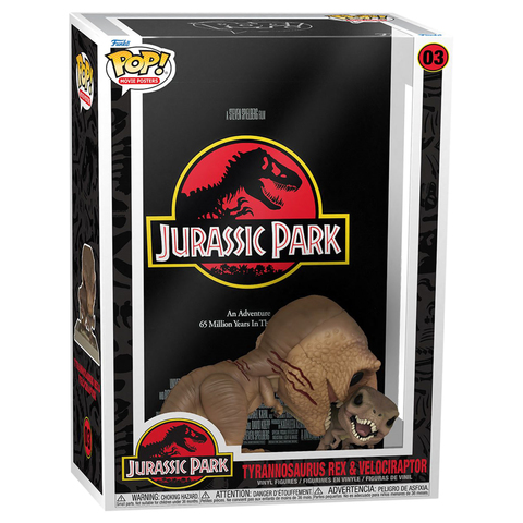 Фигурка  Funko POP! Movie Posters Jurassic Park Tyrannosaurus Rex & Velociraptor (03)