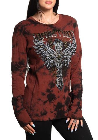 Affliction | Пуловер женский PAMPLONA GOLD AW25241 справа