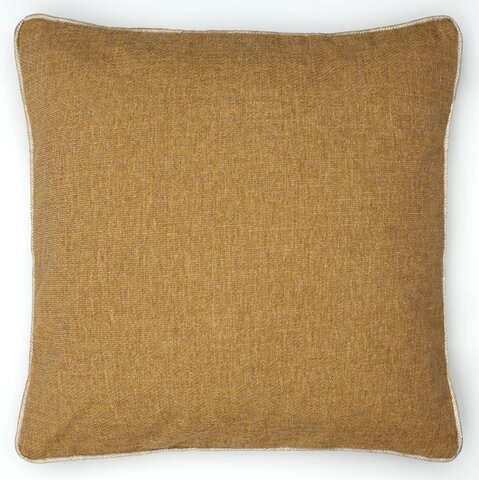 Подушка декоративная 40х40 Textil Roig Tacto желтая/коричневая