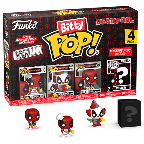 Funko Bitty POP! Deadpool 4 Pack Series 1