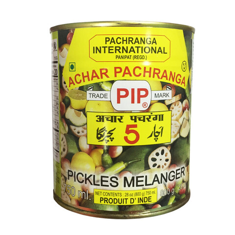 Пикули Achar Pachranga (смесь пяти овощей и фруктов), 800 г.
