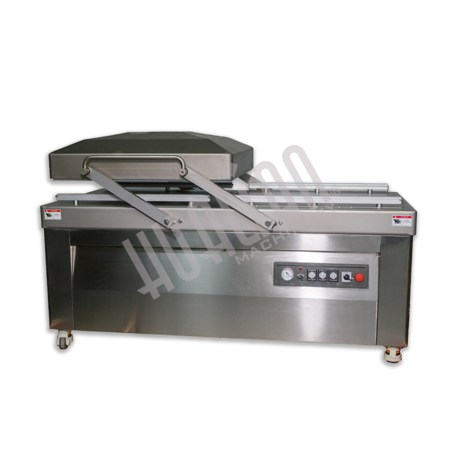 Напольный вакуумный упаковщик HVC-820S/2B нерж., обрезка