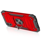 Противоударный чехол Strong Armour Case с кольцом для iPhone X, Xs (Красный)