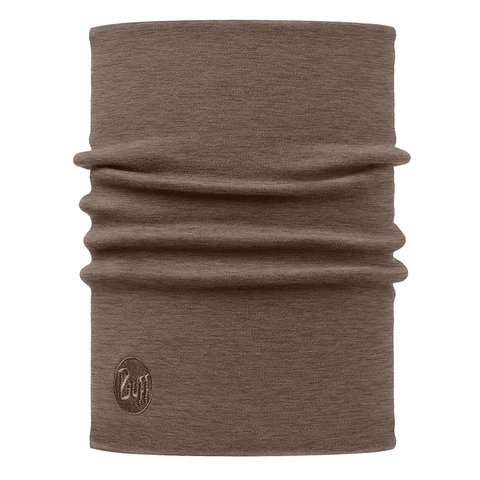 Картинка шарф-труба Buff Neckwarmer Wool heavyweight Solid Walnut Brown - 1