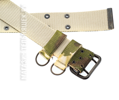 Купить ремень со стальной пряжкой - Магазин тельняшек.ру 8-800-700-93-18Ремень ВКПО стропяной Лесной со стальной пряжкой (12 отверстий) в Магазине тельняшек