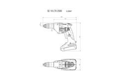 SE 18 LTX 2500 Аккумуляторные шуруповерты для гипсокартонная коробка (620047890)