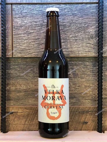 Velka Morava Lager Cervene (янтарное фильтр. с имбирём) 0,5 л.