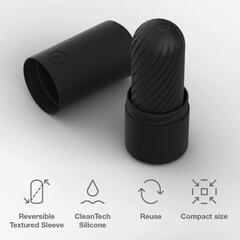 Черный двусторонний мастурбатор Arcwave Ghost Pocket Stroker - 