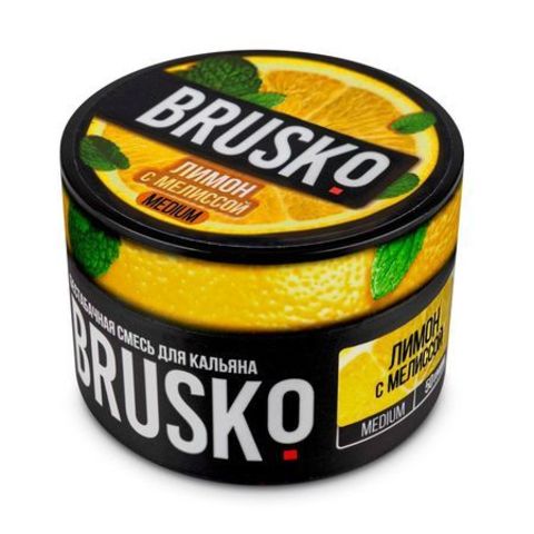 Кальянная смесь Brusko Medium - Лимон с Мелиссой