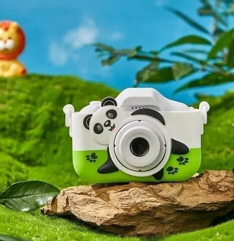 Детский фотоаппарат с селфи камерой Панда