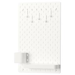 Перфорированная доска IKEA SKADIS (СКОДИС), Белый, 36x56 см