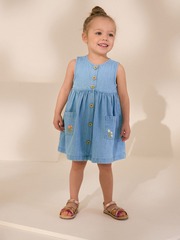 Сарафан джинсовый для девочки Next AC9-264, Синий