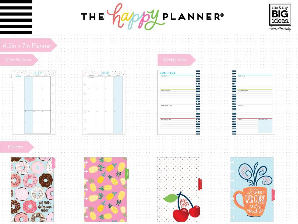 Ежедневник 2018 - 2019 Mini Happy Planner® -13х18 см - Keep Life Fun