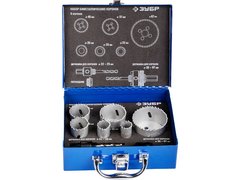 ЗУБР 6 шт, сталь Р6М5, (22,25,35,40.51,67), набор биметаллических коронок (29531-H6-2)