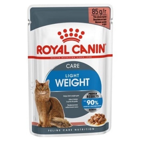 Royal Canin Light Weight Care пауч для кошек склонных к полноте (соус) 85г