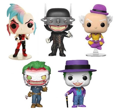 Супер герои DC фигурки Злодеи Funko POP