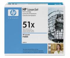 Картридж HP Q7551X для принтеров Hewlett Packard LaserJet M3027/ M3027x/ M3035/ M3035xs/ P3005/ P3005d/ P3005dn/ P3005n/ P3005x (черный, 13000 стр.)