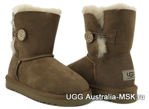 UGG Kids Bailey Button Chestnut