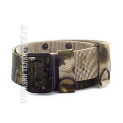 Купить военный ремень тактический - Магазин тельняшек.ру 8-800-700-93-18Ремень ВКПО стропяной Лесной со стальной пряжкой (12 отверстий) в Магазине тельняшек