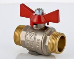 ВАЛТЕК VT219 Кран шаровый 1/2" Н/Н бабочка