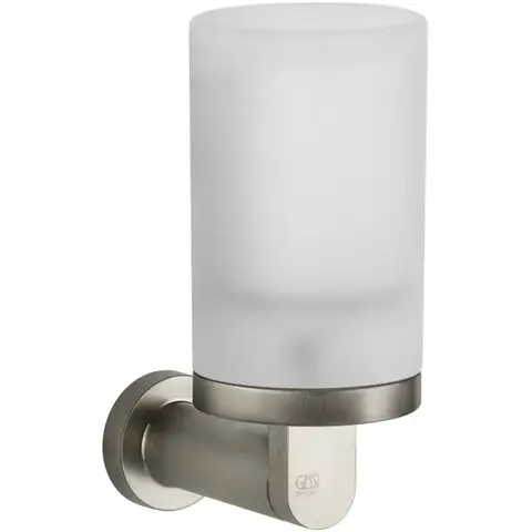Gessi 38809#149 Gessi Emporio accessories Стакан настенный, сатинированное стекло, цвет: Finox Brushed Nickel