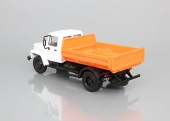 GAZ-35072 dump truck white-orange 1:43 DeAgostini Auto Legends USSR Trucks #32