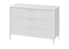 Комод Type 3 ящика ширина 120 см (белый)