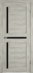Дверь Atum 16 / Lin Vellum / Black Gloss / Владимирские двери