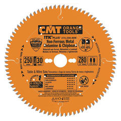 Диск пильный по алюминию 250x2.6/1.8x30 Z80 TCG NEG -6° 276.250.80M