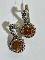 Самбука (серьги из серебра)