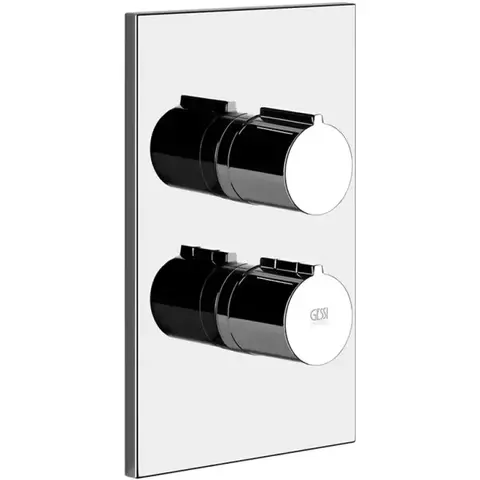 Gessi 38794#031 Gessi Emporio Via manzoni Внешние части для термостатического смесителя на 2 позиции, цвет: Chrome