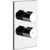 Gessi 38794#031 Gessi Emporio Via manzoni Внешние части для термостатического смесителя на 2 позиции, цвет: Chrome
