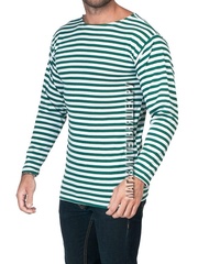 Купить тельняшку ФПС - Магазин тельняшек.ру 8-800-700-93-18 Тельняшка летняя ФПС (зеленая полоса) ГОСТ МИНОБОРОНЫ в Магазине тельняшек