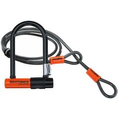 Замок-скоба велосипедный Kryptonite U-locks Evolution Mini-7 w/ Flex Cable & Flexframe Bracket